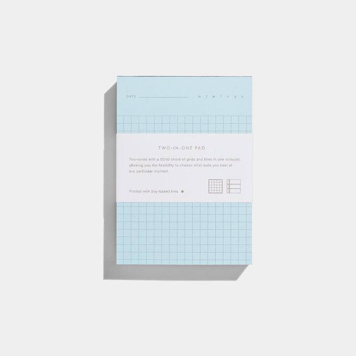Before Breakfast Two-in-One Pad in Blue Green