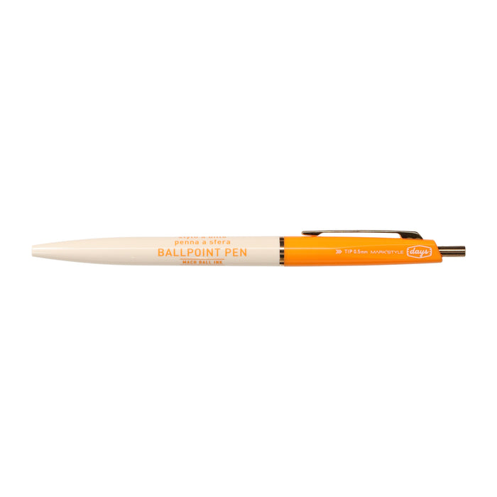 Anterique x Marks Style Days Mach Ballpoint Pen Beige Orange