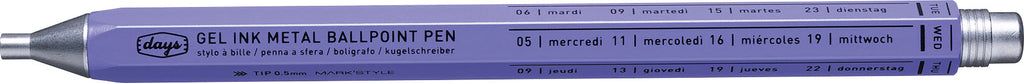 Mark's Days Metal Gel Ink Ballpoint Pen Duo