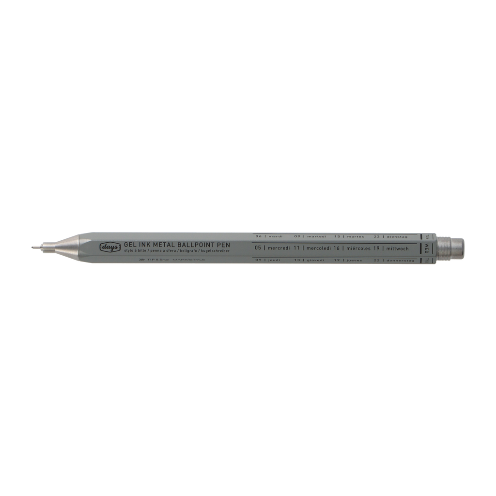 Mark's Days Metal Gel Ink Ballpoint Pen Duo