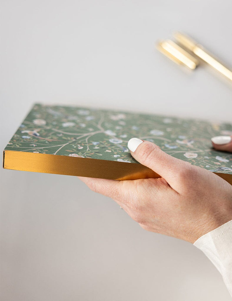 Bespoke Letterpress Camellia Tree Notepad Jotter