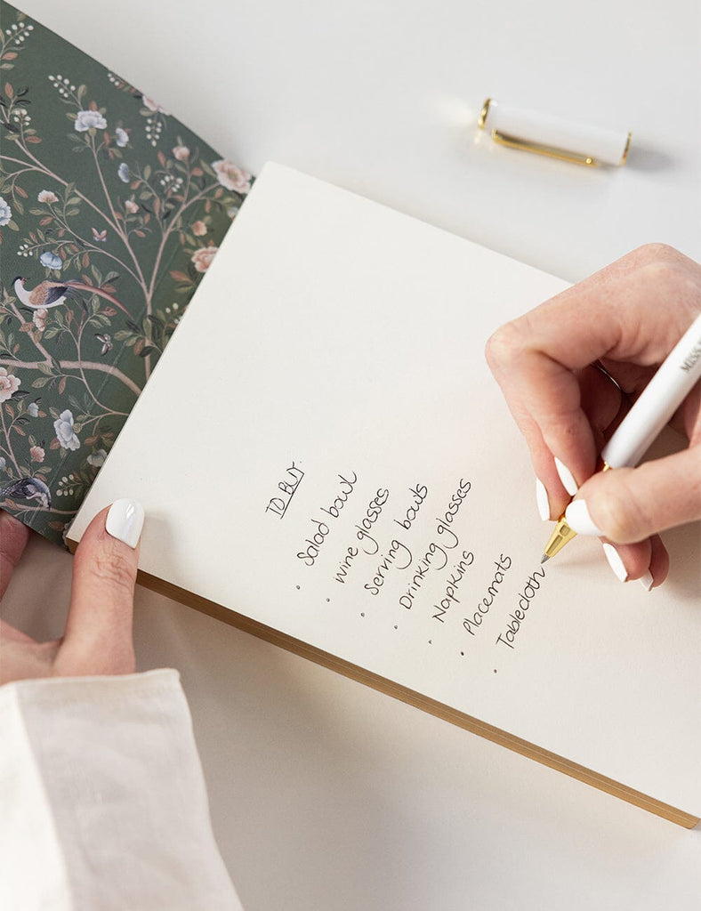 Bespoke Letterpress Camellia Tree Notepad Jotter