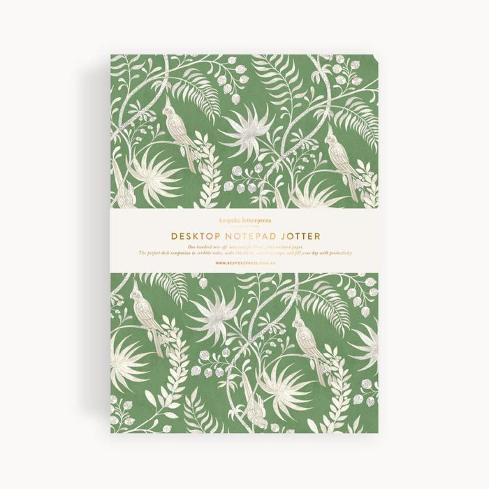 Bespoke Letterpress Jardin Tropical Notepad Jotter