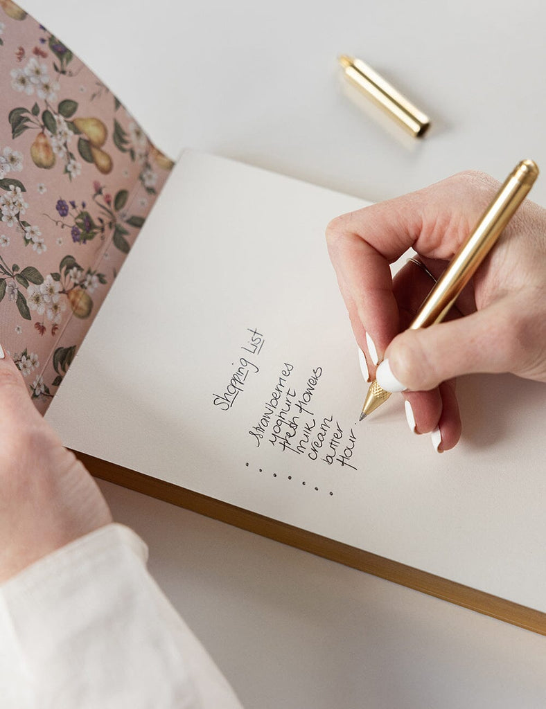Bespoke Letterpress Pear Notepad Jotter