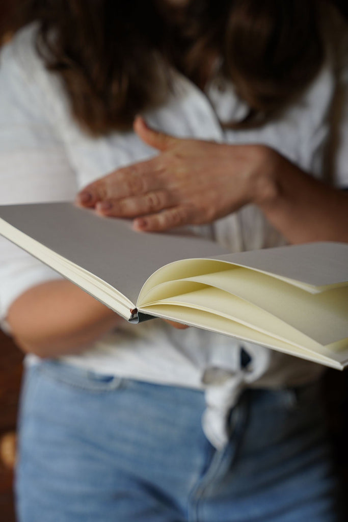 Lineae Notebook in Lilac