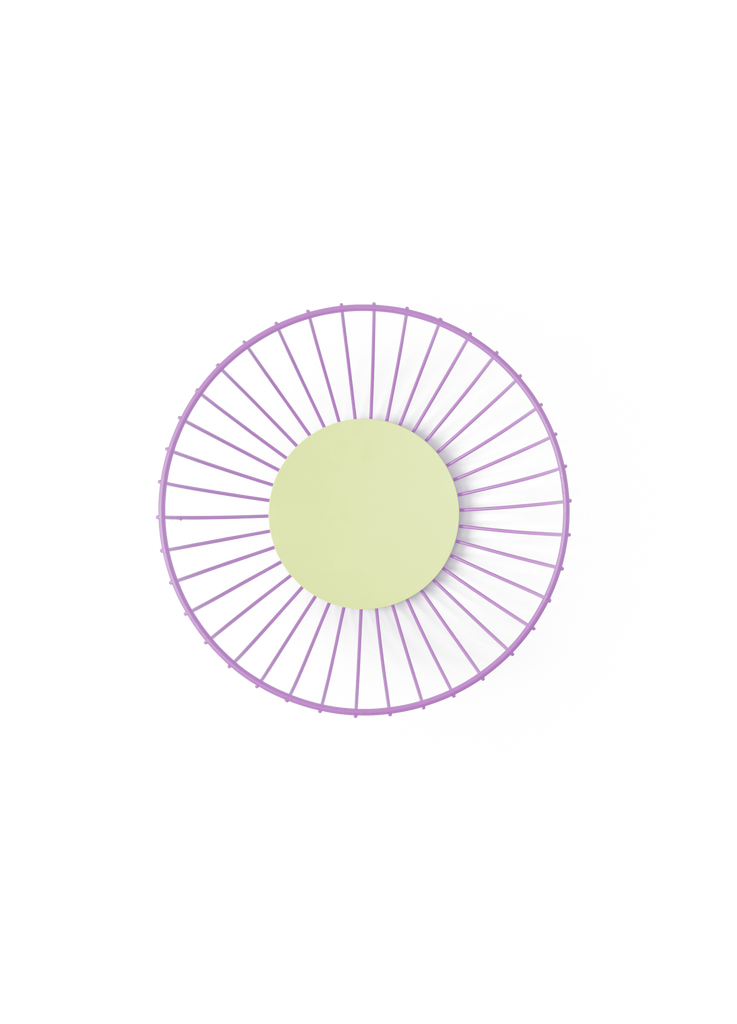 Octaevo Iris Wire Basket in Lilac