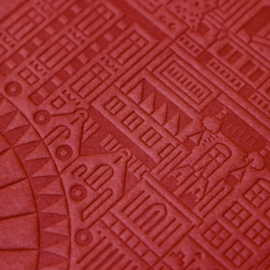The City Works London Notebook in Red