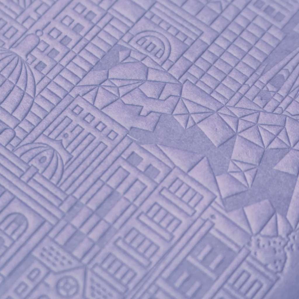 The City Works Melbourne Notebook in Lavender