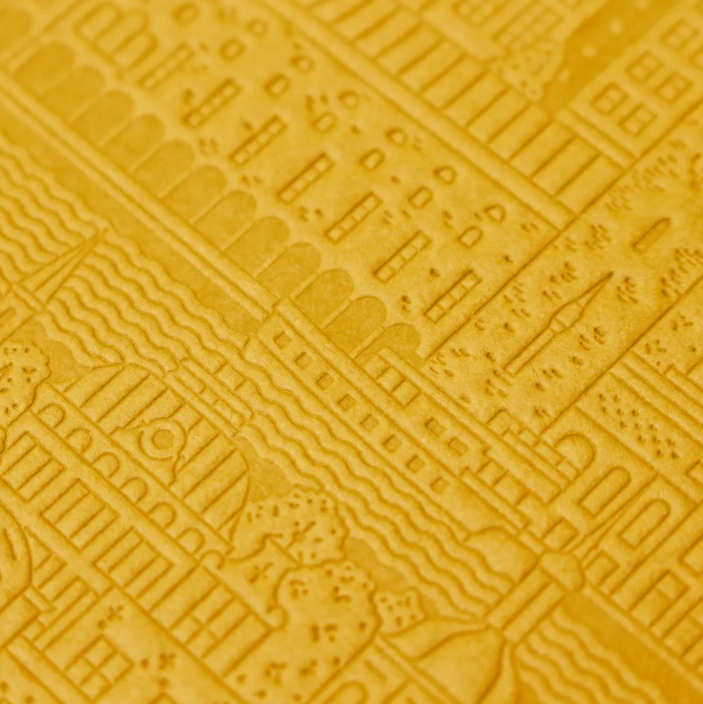 The City Works Stockholm Notebook in Yellow