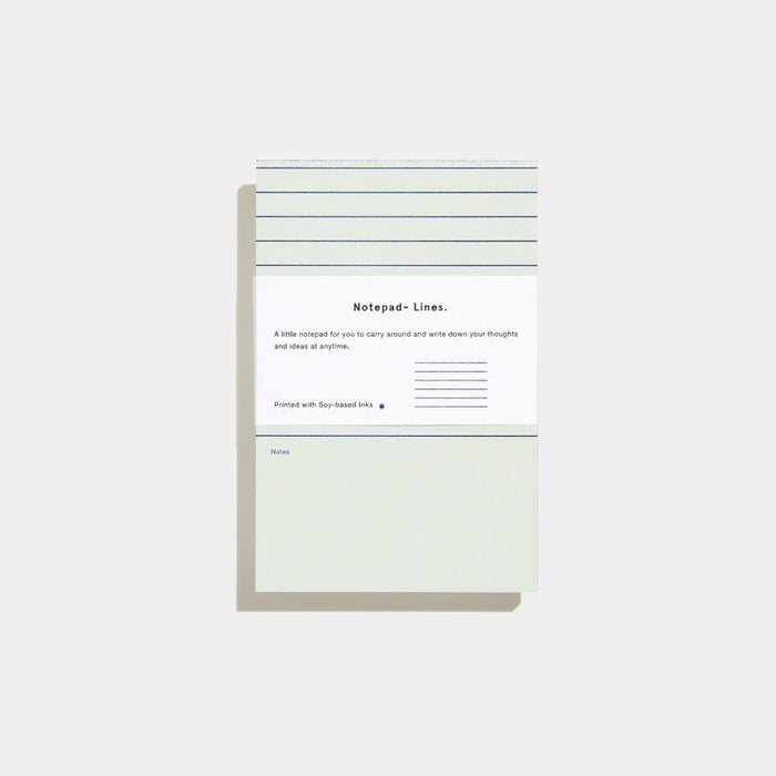 Before Breakfast Mini Notepad with Lines
