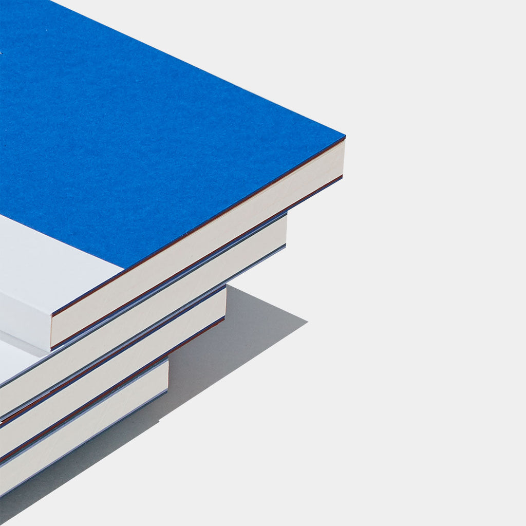 Notes in Ocean Blue dots Lineae