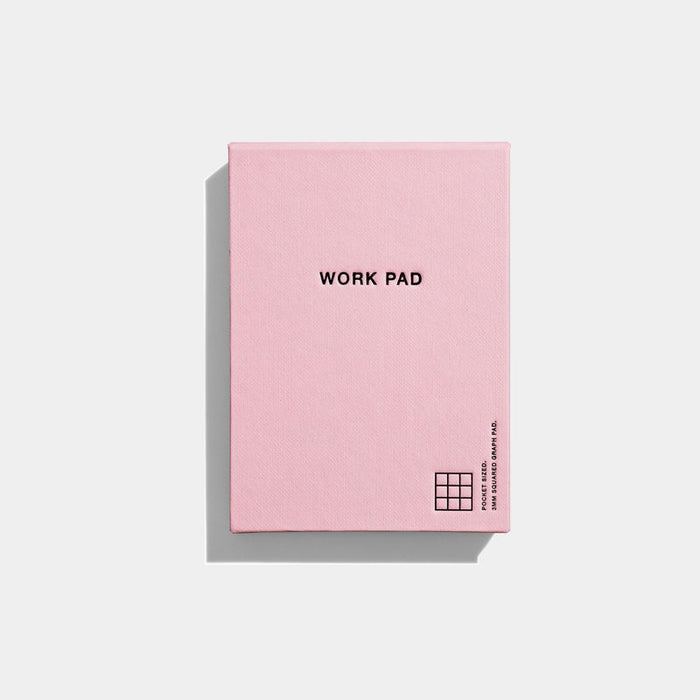 Before Breakfast Work Pad in Powder Pink