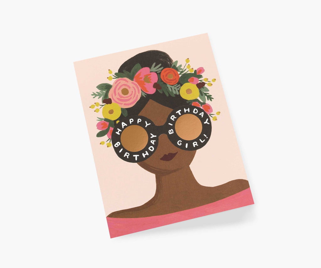 Rifle Paper Co. Flower Crown Birthday Girl Card