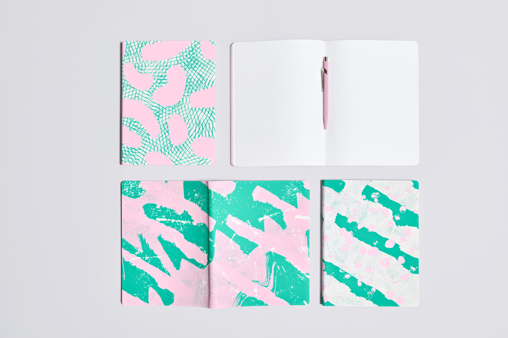 Nuuna Colour Clash Graphic Notebook in Jump Around