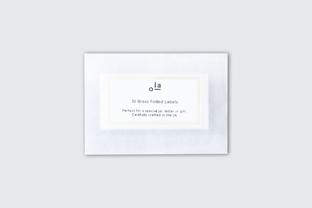 Ola Enid Print Letter Writing Set in Ultramarine / Lilac