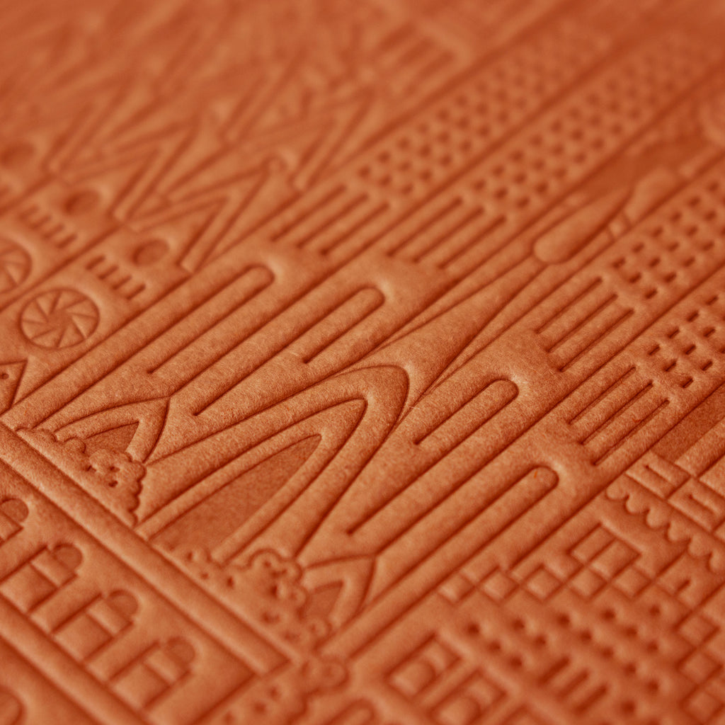 The City Works Barcelona Notebook in Rust