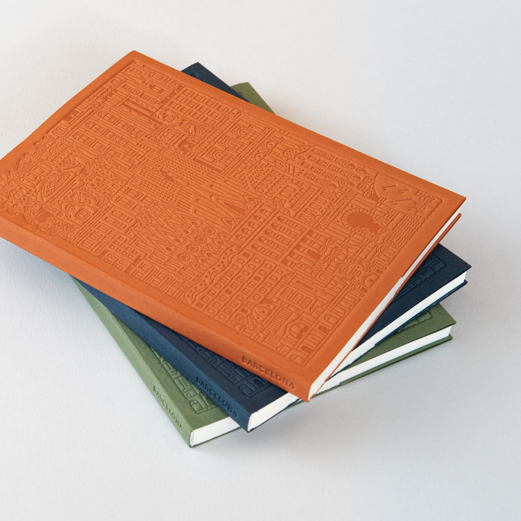 The City Works Barcelona Notebook in Rust