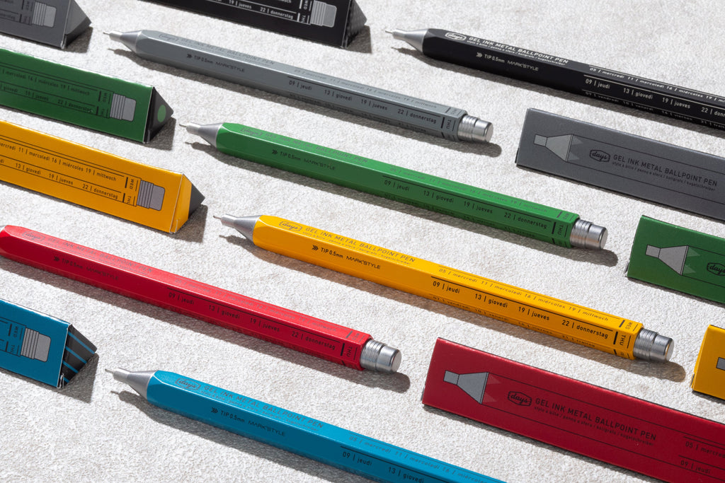 Mark's Days Metal Gel Ink Ballpoint Pen Duo