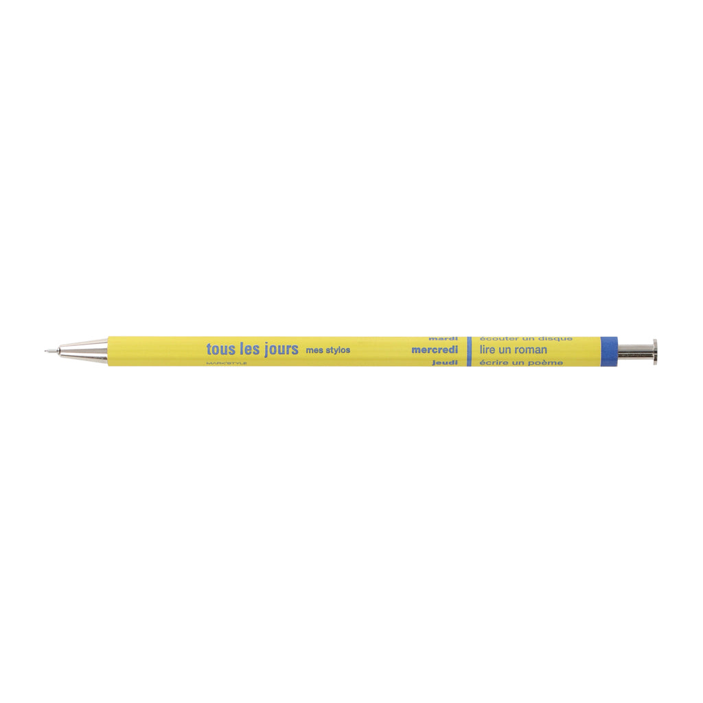 Mark's Tous les Jours Ballpoint Pen in Mustard