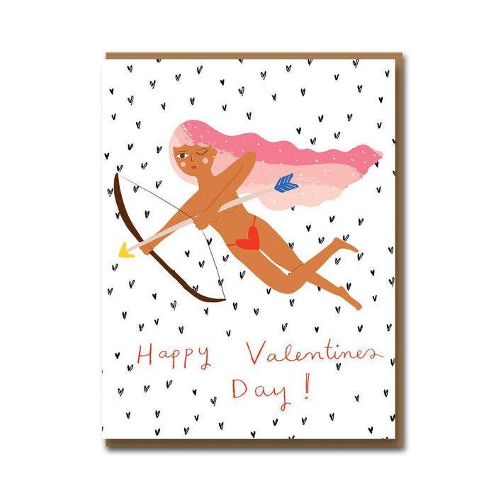Carolyn Suzuki Valentine Cupid Card