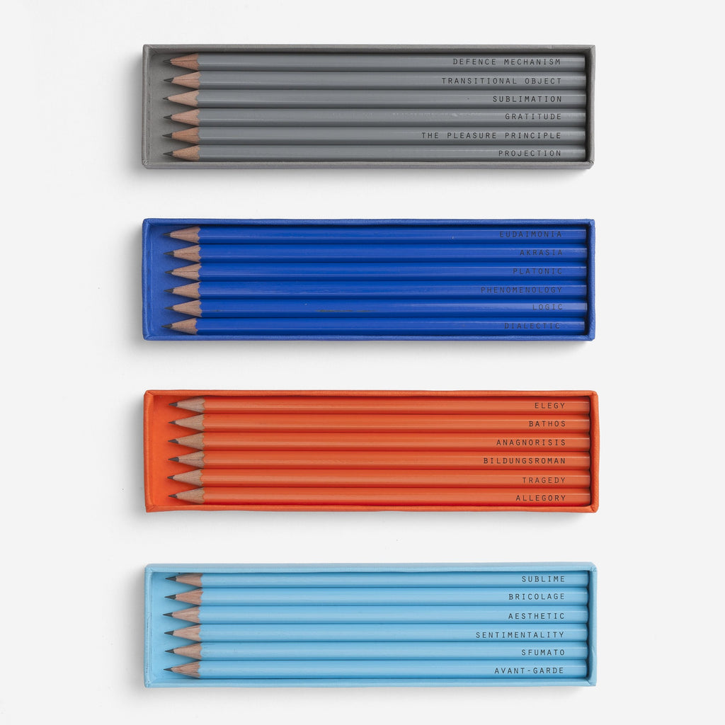 The School of Life Keywords Philosophical Pencil Set