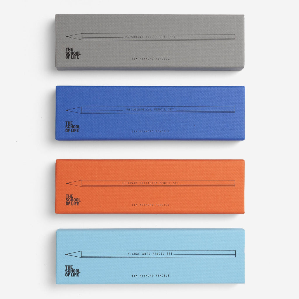 The School of Life Keywords Philosophical Pencil Set