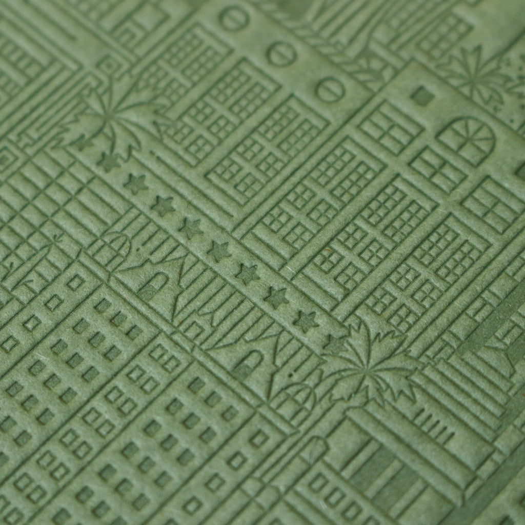 The City Works Los Angeles Notebook in Green