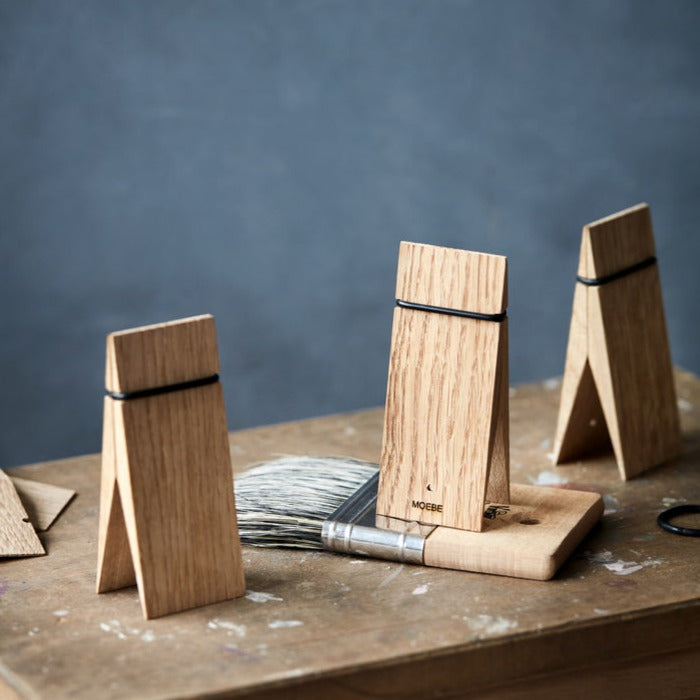 Moebe Pinch Clip in Natural Oak