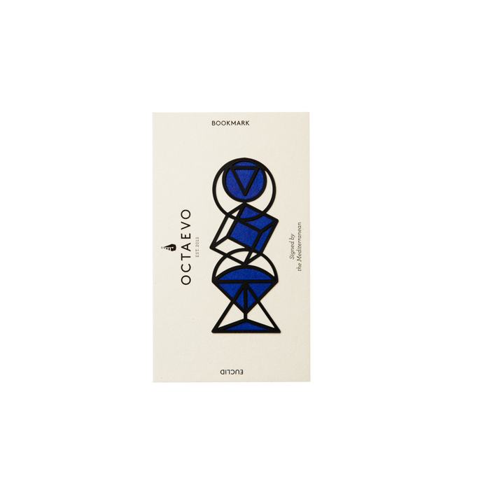 Octaevo Euclid Metal Bookmark in Black