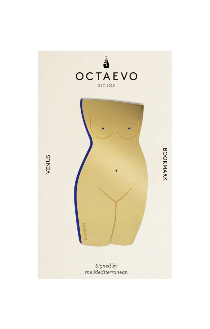 Octaevo Venus Metal Bookmark in Brass