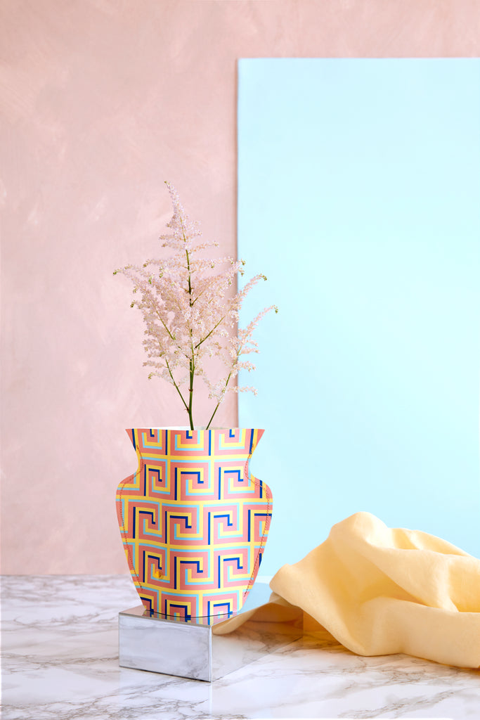 Octaevo Icarus Mini Paper Vase in Pink
