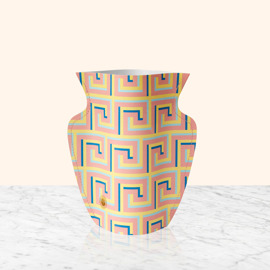 Octaevo Icarus Mini Paper Vase in Pink