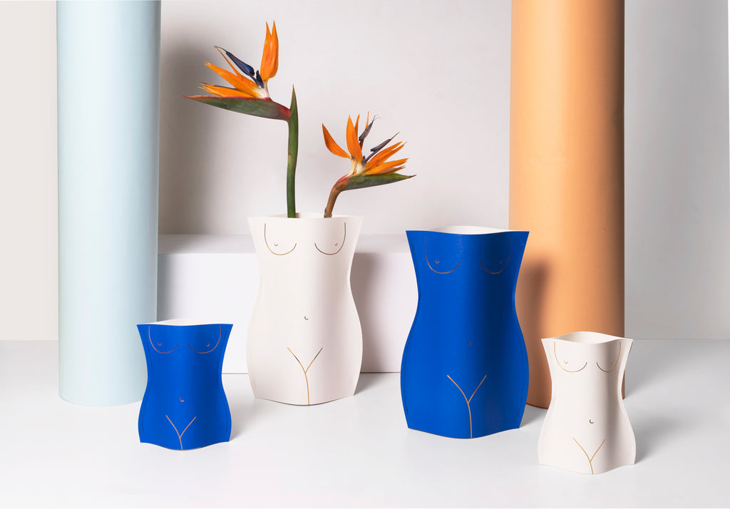 Octaevo Venus Mini Paper Vase in Ivory