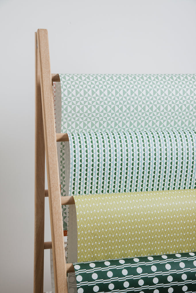 Ola Kaffe Print Patterned Papers in Turquoise
