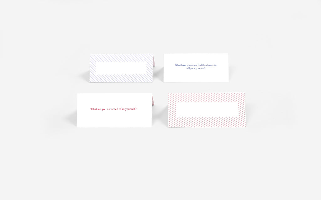 The School of Life Table-Talk Placecards