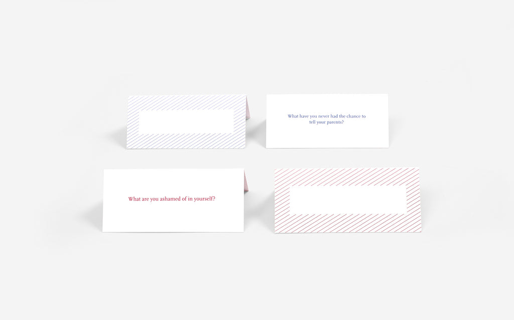 The School of Life Table-Talk Placecards