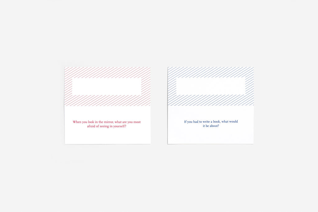 The School of Life Table-Talk Placecards