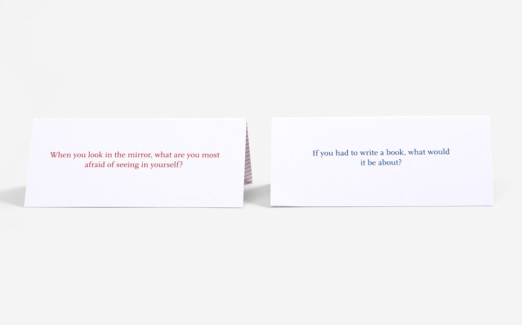 The School of Life Table-Talk Placecards