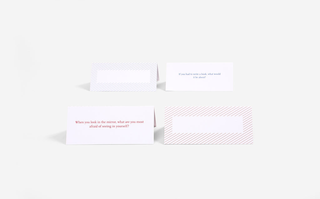 The School of Life Table-Talk Placecards