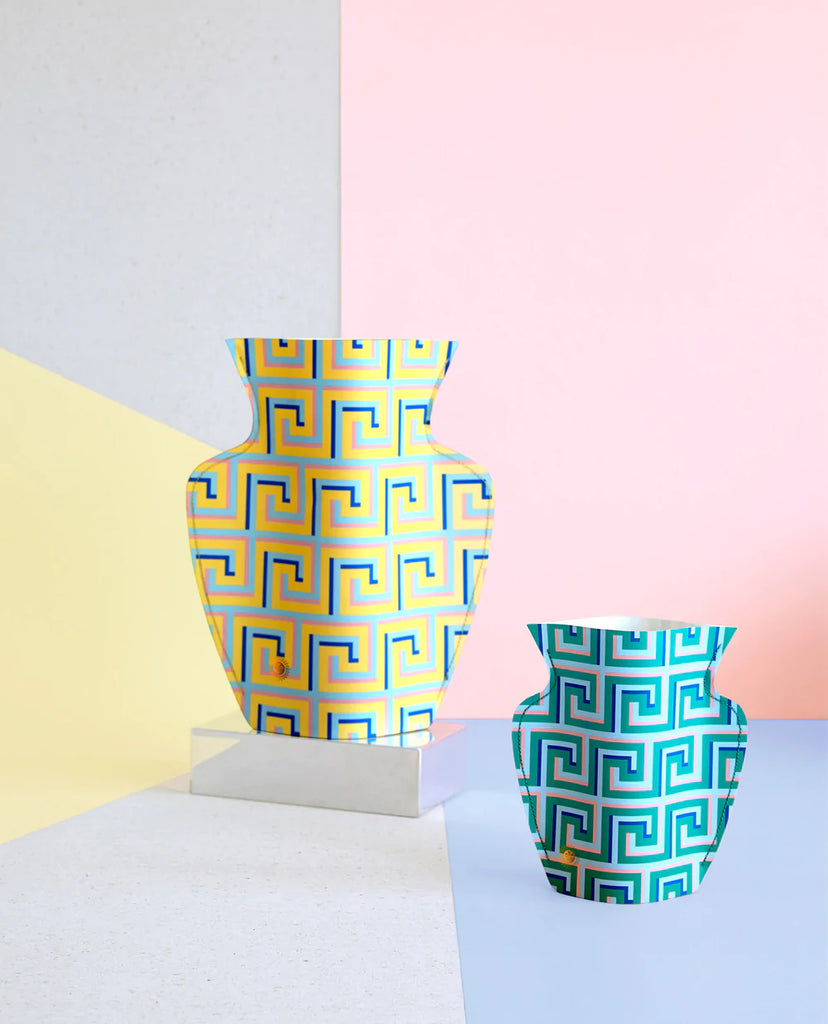 Octaevo Icarus Paper Vase in Yellow