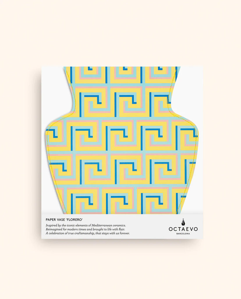 Octaevo Icarus Paper Vase in Yellow