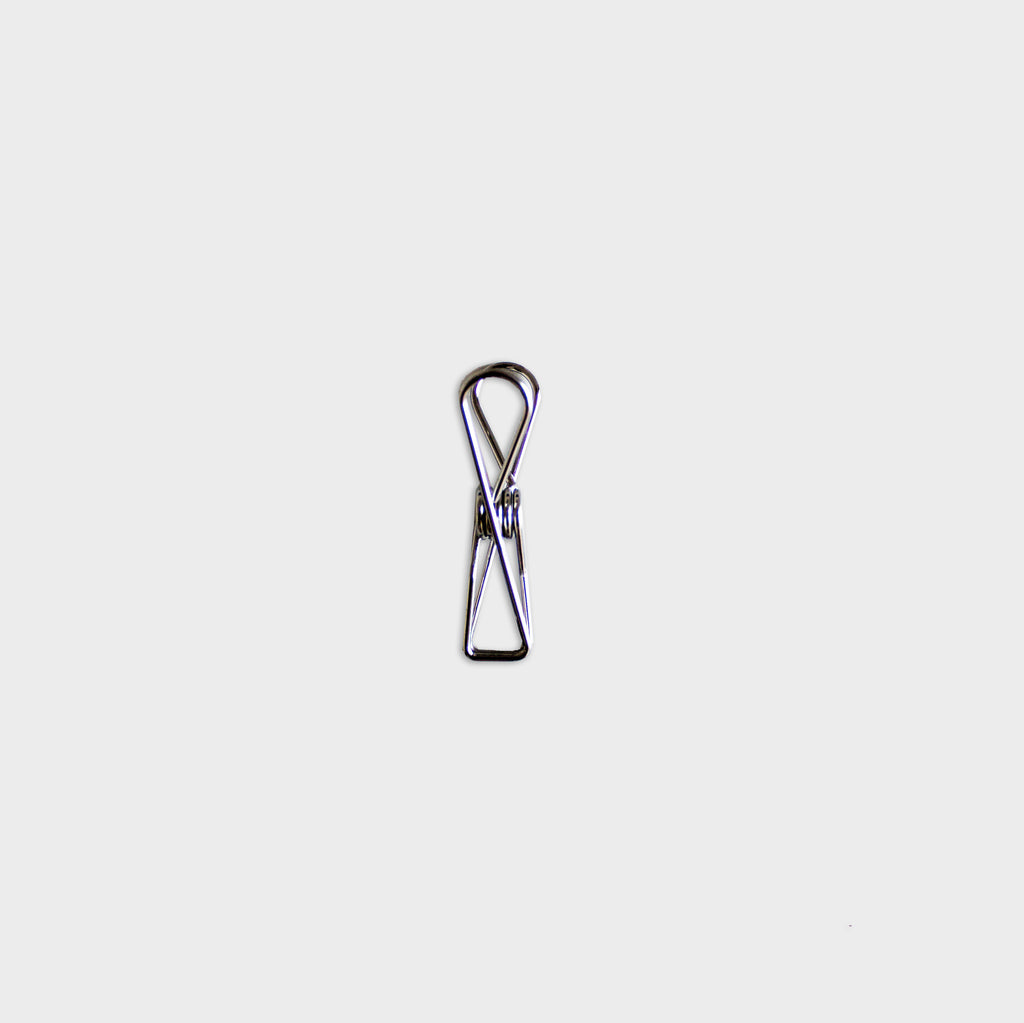 The Brown Paper Movement Calendar Clip in Silver