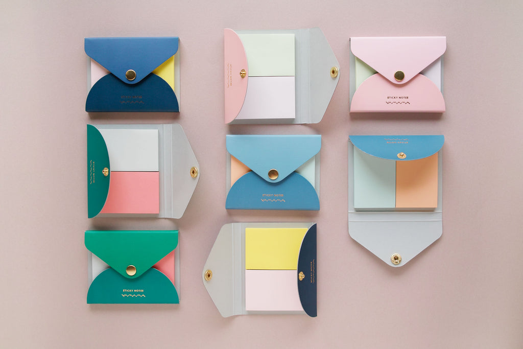 Colour Sticky Notes in Navy