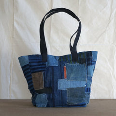 LĪNEAE x MUNI Boro Tote Bag in Indigo