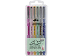 Marvy Uchida Le Pen Fineliner Retro Box Set of 6