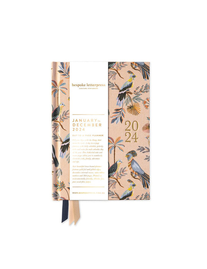Bespoke Letterpress stunning linen bound planner