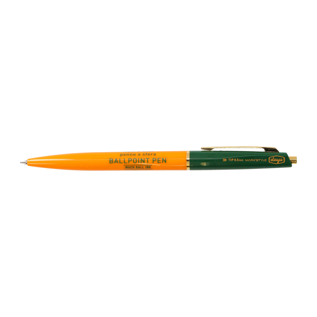 Anterique ballpoint pen in orange lineae