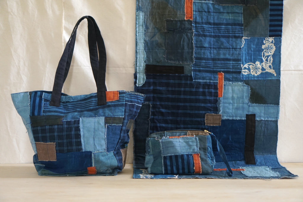 Boro-inspired Pocket Bag Kit - Wabi-Sabi Designs Australia