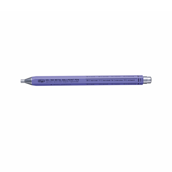 Mark's Days Metal Gel Ink Ballpoint Pen in Purple