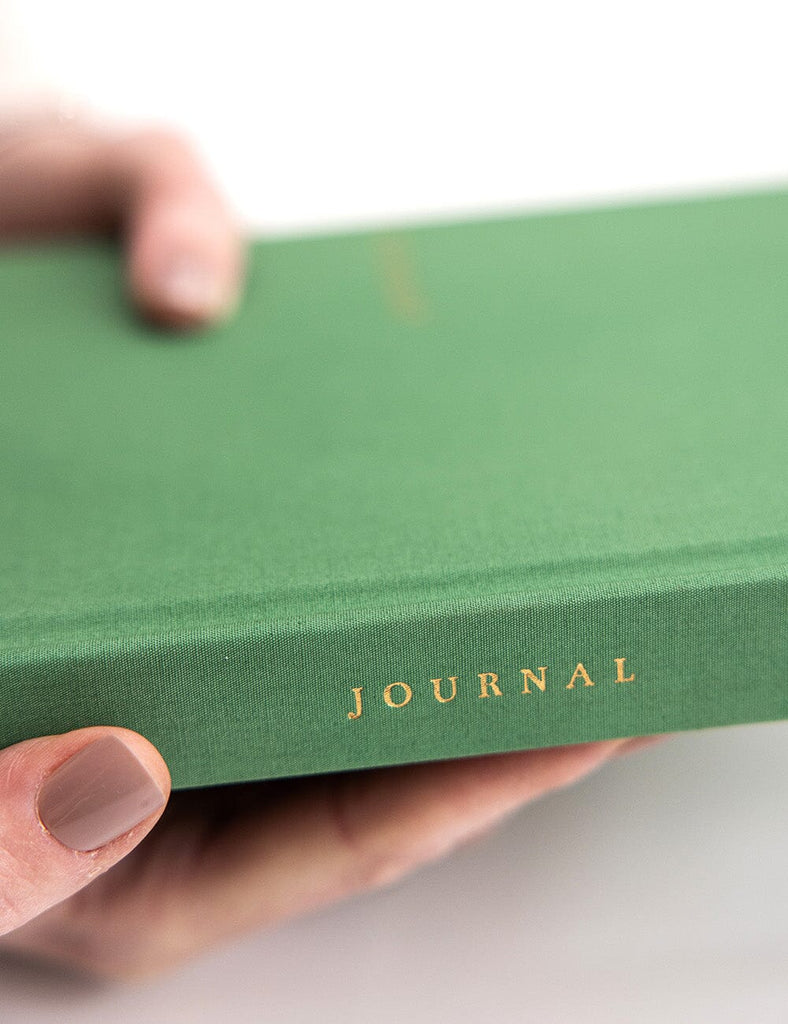 luxurious linen bound journal